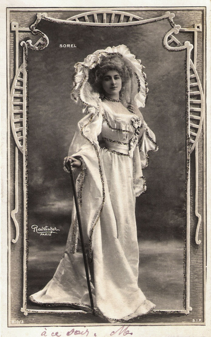 Legendary actress Cécile Sorel (1873-1966) was the ‘queen of the French stage’ during the Belle Epoque, the period between the Paris Exposition of 1900 and the First World War.jpg