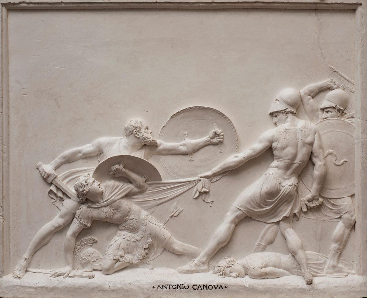Socrates rescues Alcibiades at the battle of Potidaea.jpeg