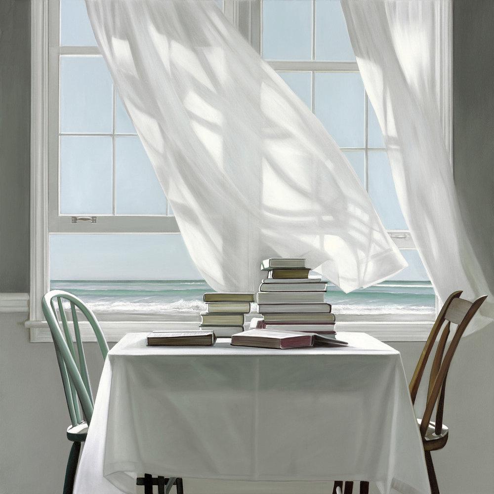 Karen Hollingsworth, Beach Read, Oil on canvas, 2008.jpeg