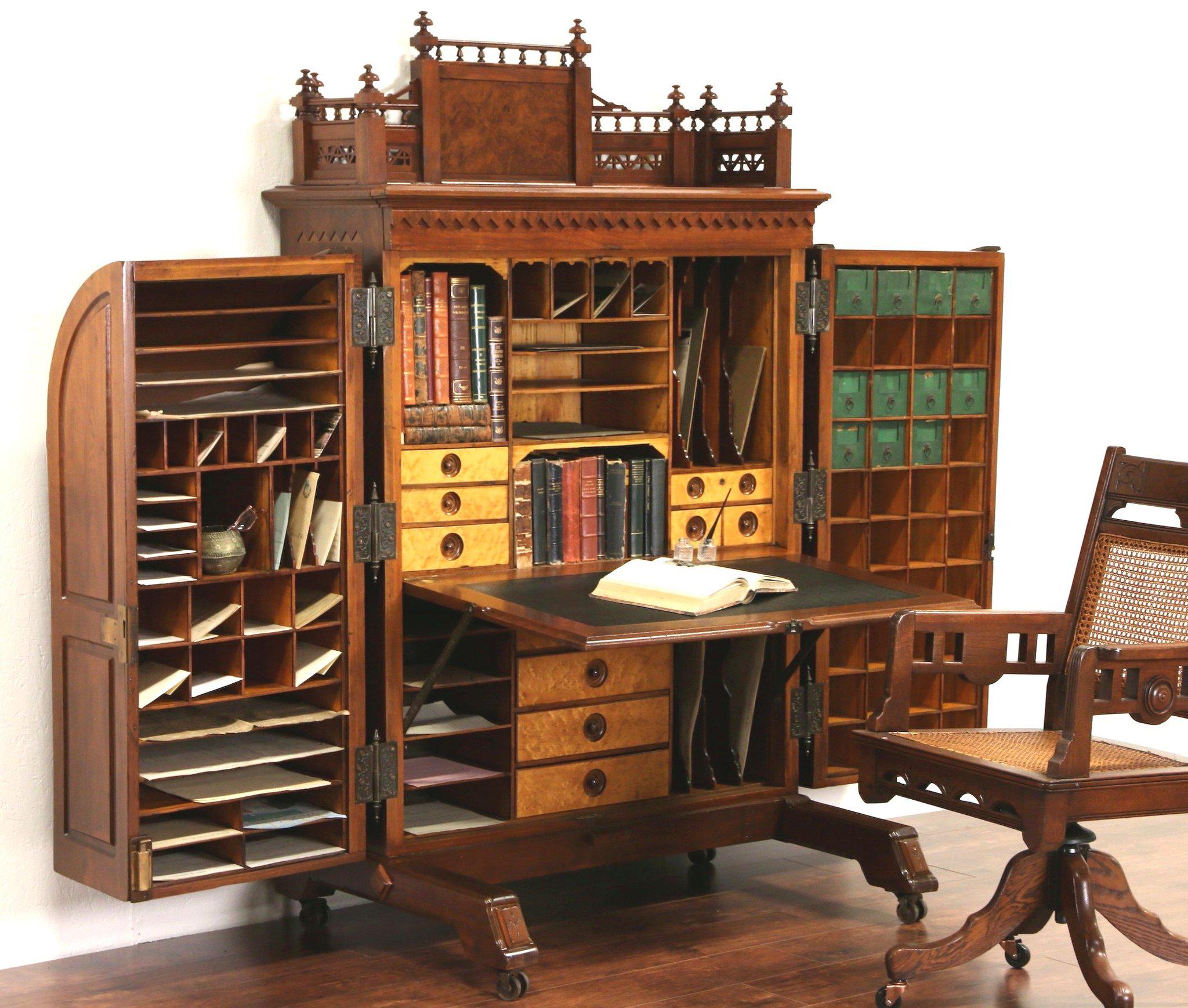 This Wooton Desk was patented Oct. 6, 1874, and made in Indianapolis, Indiana.jpeg
