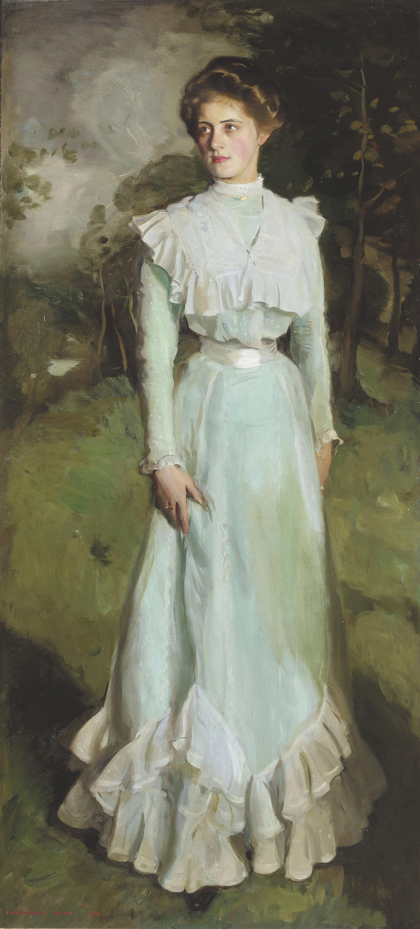 Harrington Mann - Portrait of Miss Isabella Nairn (1901).jpeg