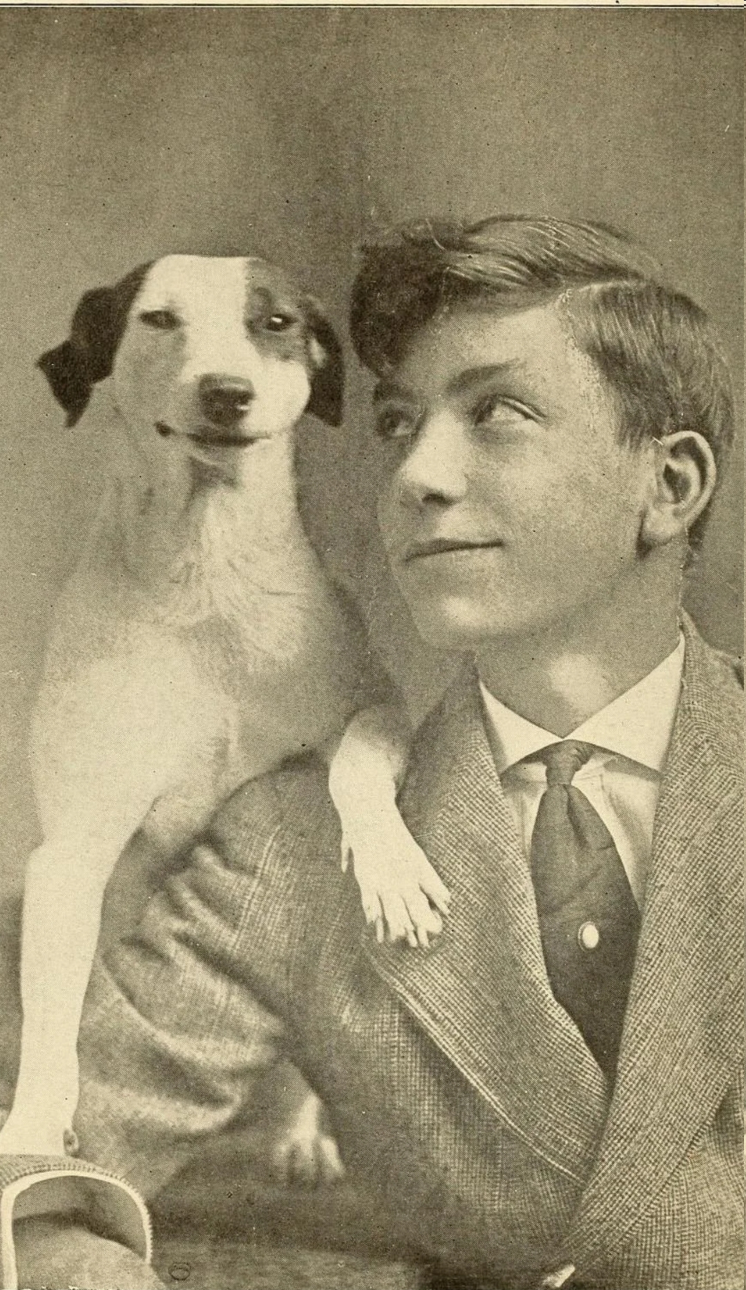 A man with his dog , 1920s.jpg