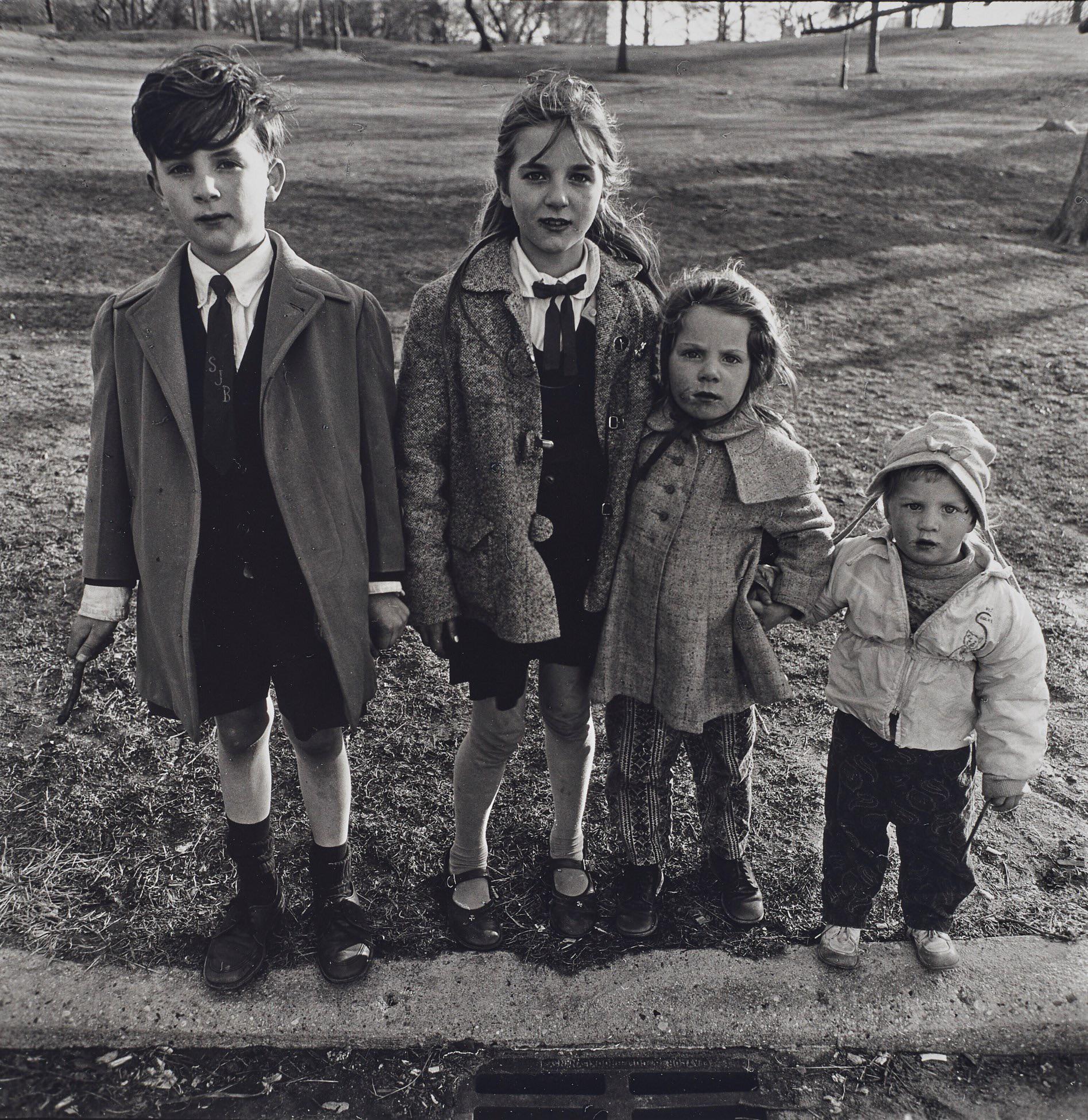 Four English children, Central Park, N.Y.C., 1962. (Diane Arbus).jpeg