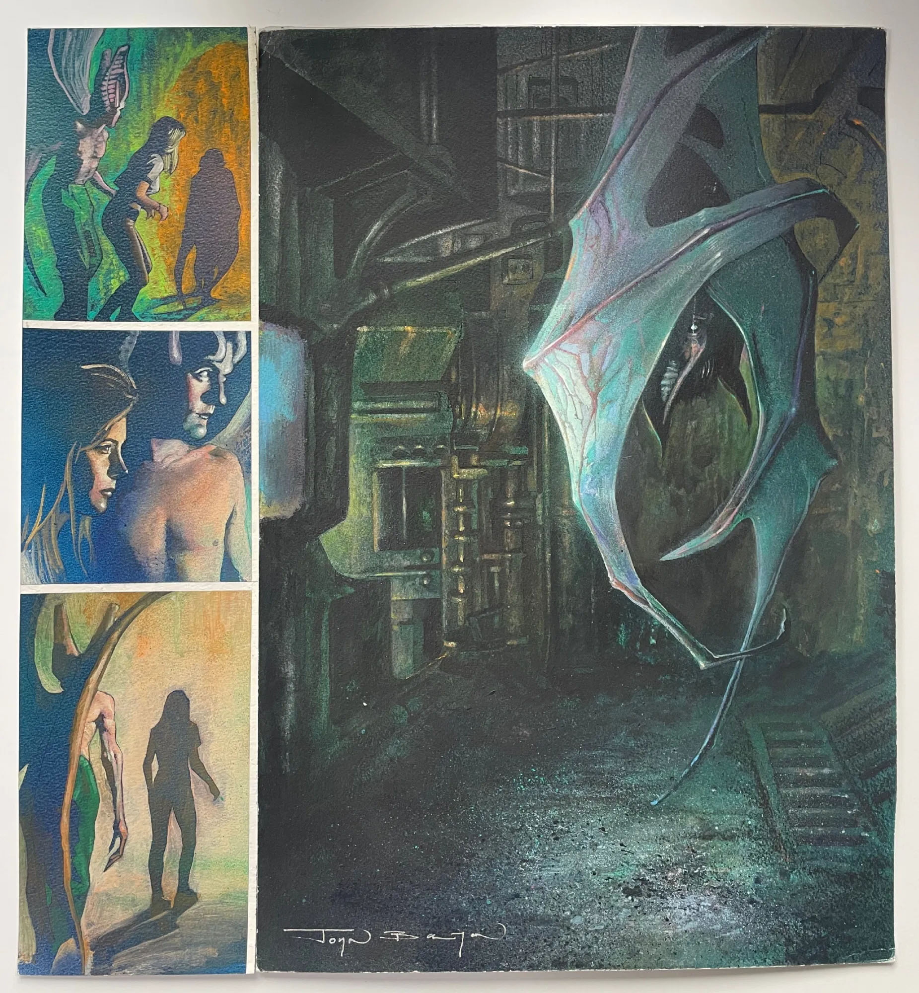 John Bolton. Batman Manbat #2 page 5. 1995.jpg