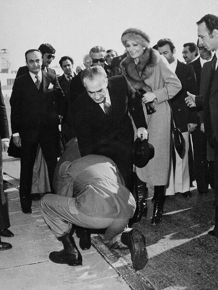 High Ranking Iranian Officers begging the Shah to not leave Iran. Iran, 1979.jpeg