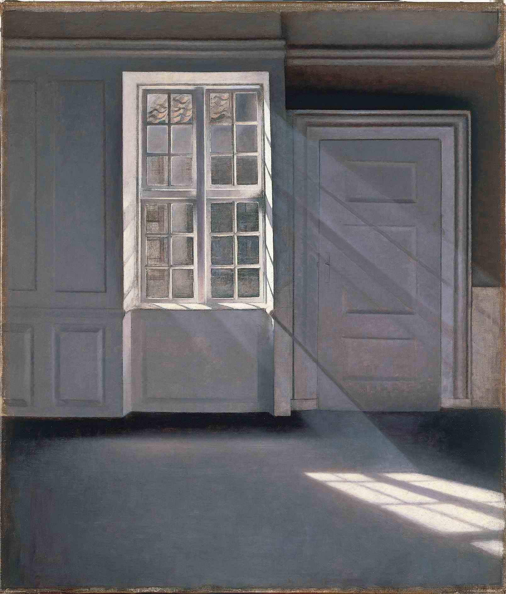 Vilhelm Hammershøi - Dust Motes Dancing in the Sunbeams (1900).jpeg