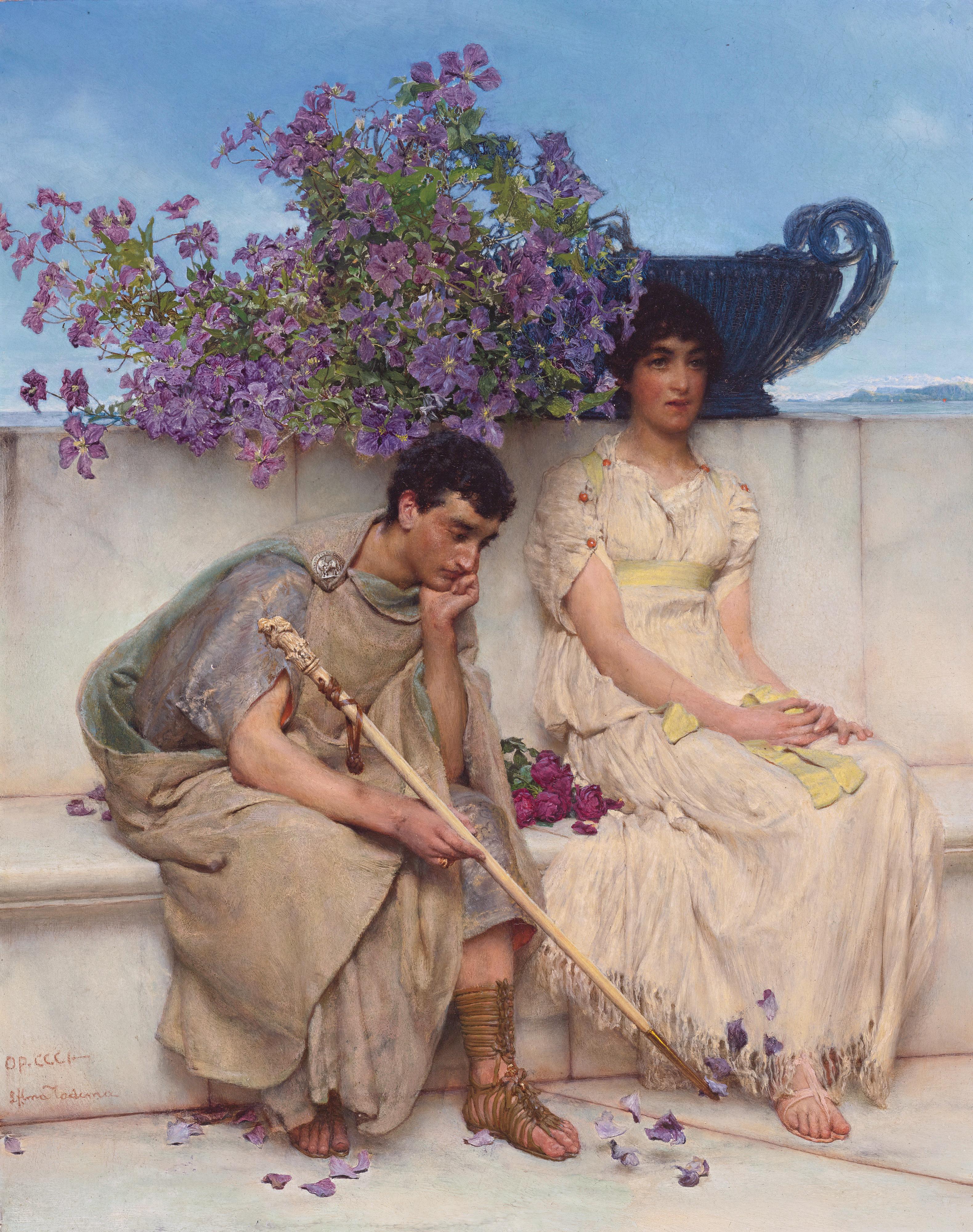 An Eloquent Silence, Lawrence Alma-Tadema (1890).jpeg