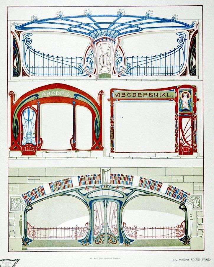 Art Nouveau storefronts designs from 1903 by French architect Maxime Roisin (1871-1960), Paris.jpeg
