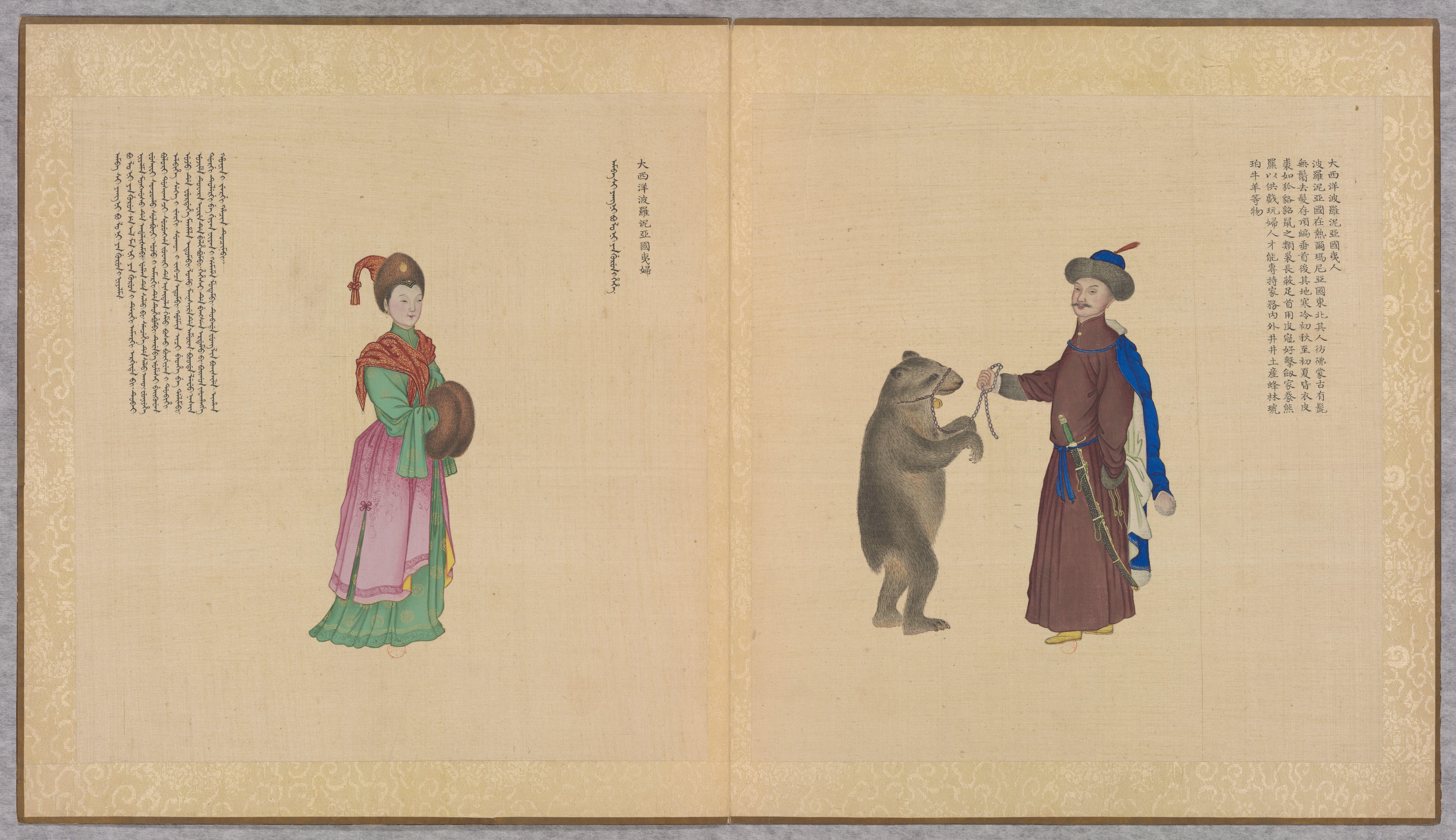 People of the Country of Poland, in Qing Imperial Illustrations of Tributary Peoples - a Chinese ethnographic album commissioned by the Qianlong Emperor in 1751.jpeg