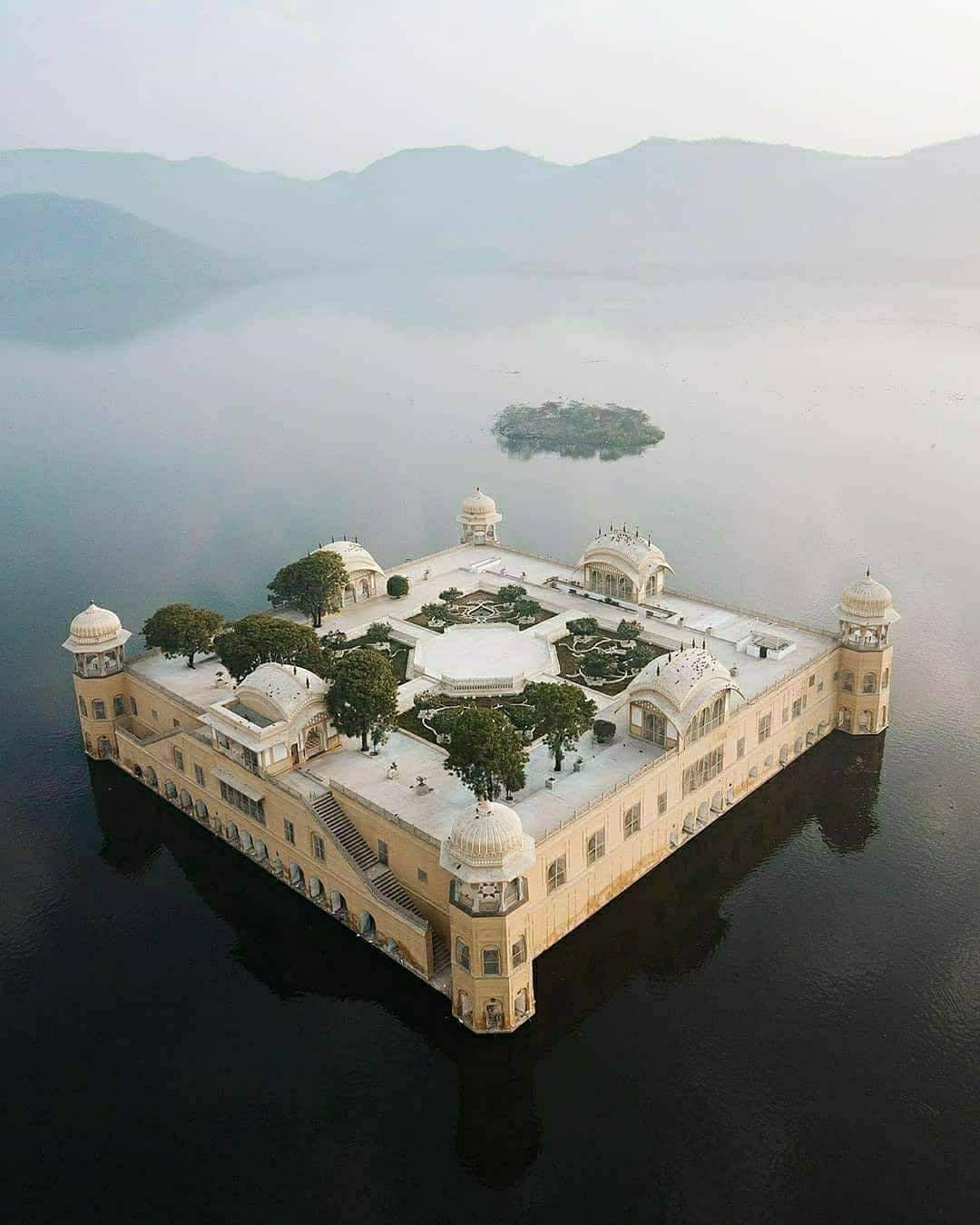 Jal Mahal (meaning Water Palace), in the middle of the Man Sagar Lake in Jaipur city, India.jpeg