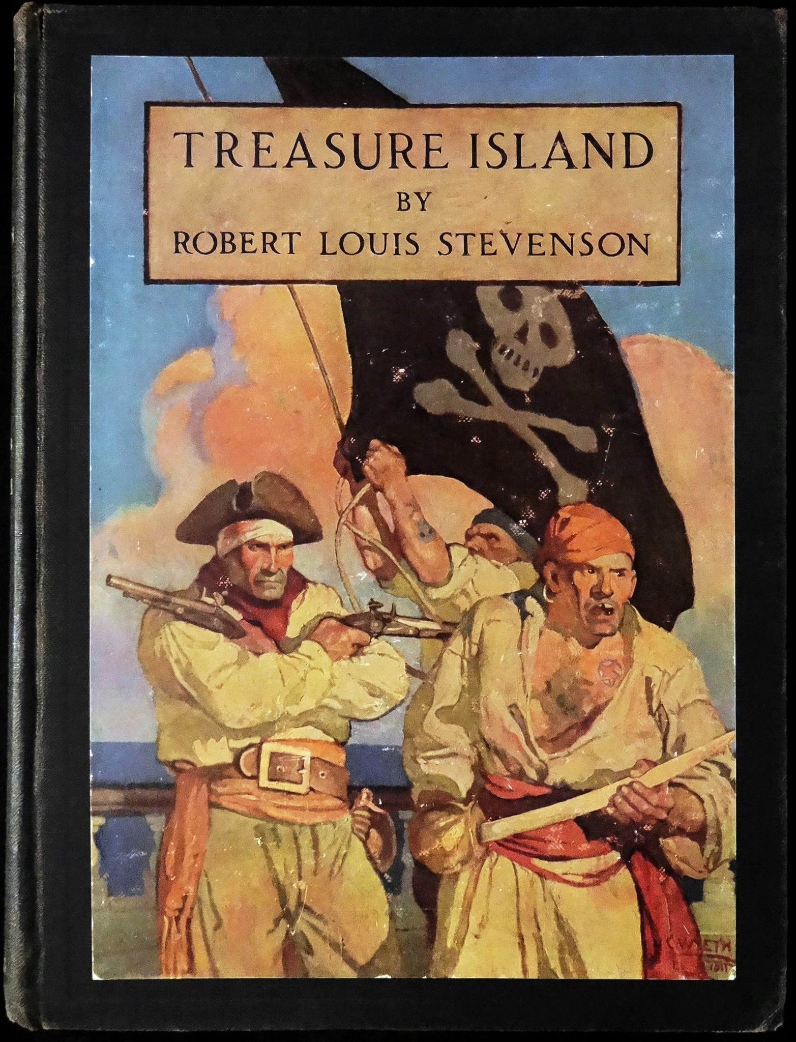 Treasure Island, by Robert Louis Stevenson. NY, Charles Scribner's Sons, 1911. Illustrated by N. C. Wyeth.jpg