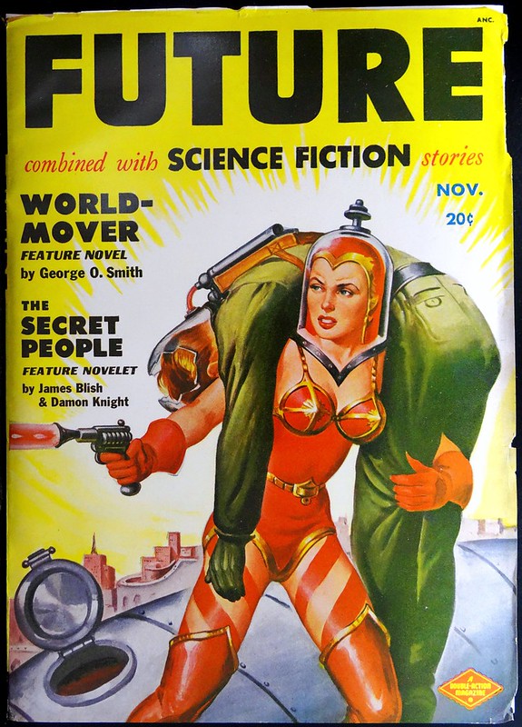 Future Science Fiction (November, 1950). Cover Art by Milton Luros.jpg