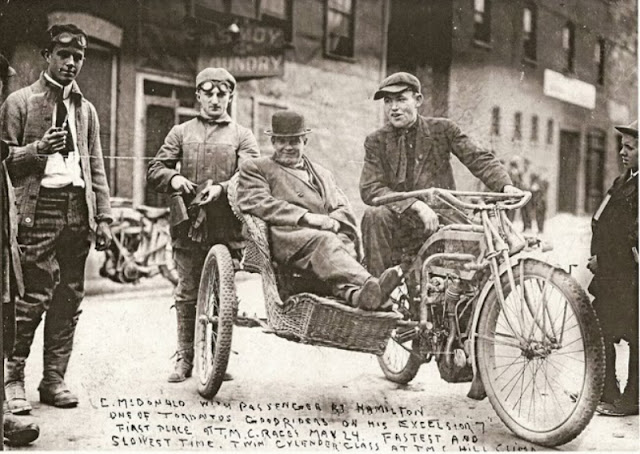 In 1913, the Excelsior was the hot motorcycle to own. Just a few months earlier in December of 1912, an Excelsior became the first motorcycle to break the 100 miles per hour.jpg