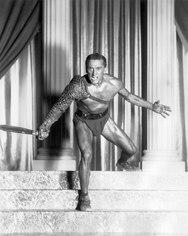 Kirk Douglas on the Set of Spartacus (1960).jpg