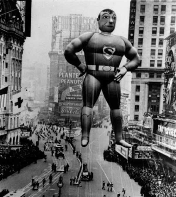 Superman in the Macy's Thanksgiving Parade. New York City, November 21, 1940.jpeg