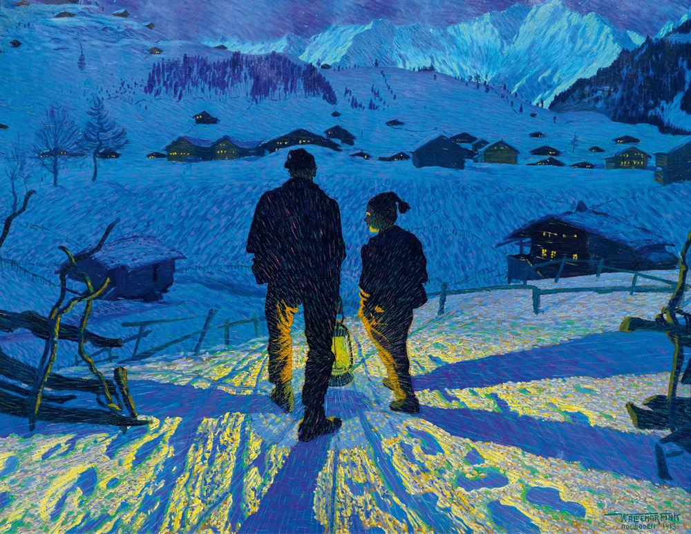 Waldemar Fink, Evening in Adelboden, 1913.jpeg