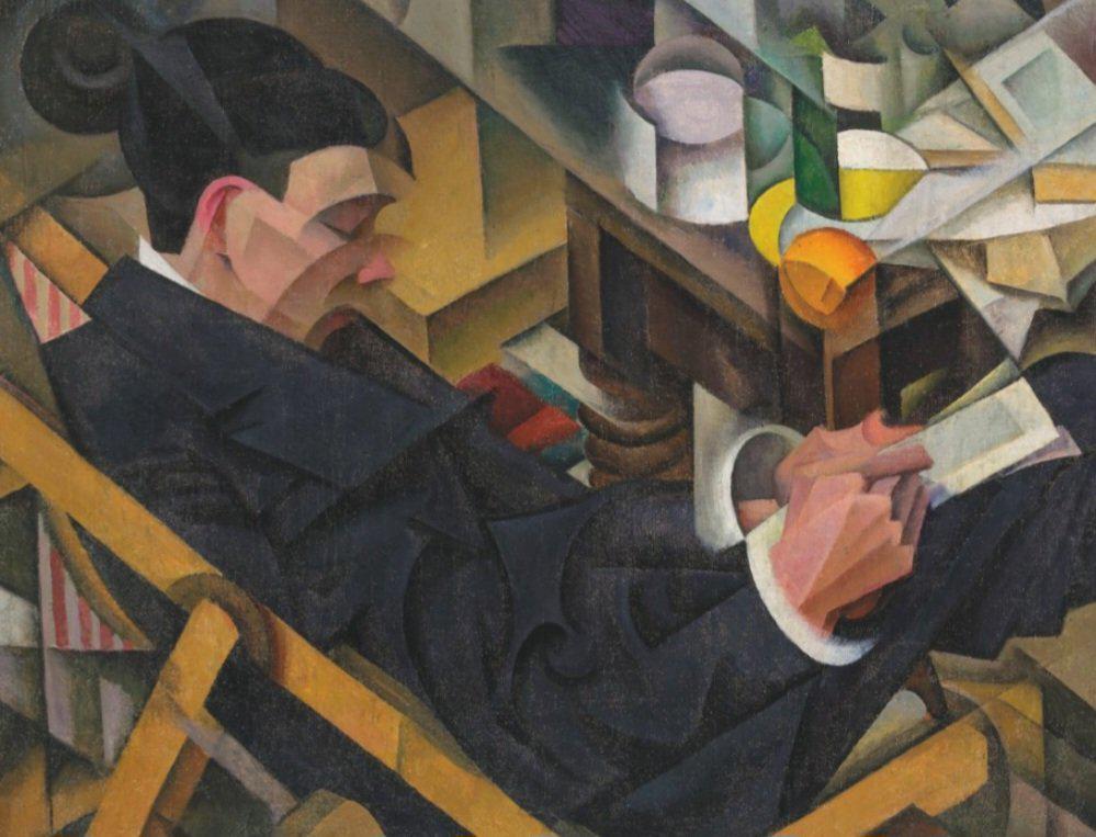 Paul Kotlarevsky, Man Reading, c.1916.jpeg