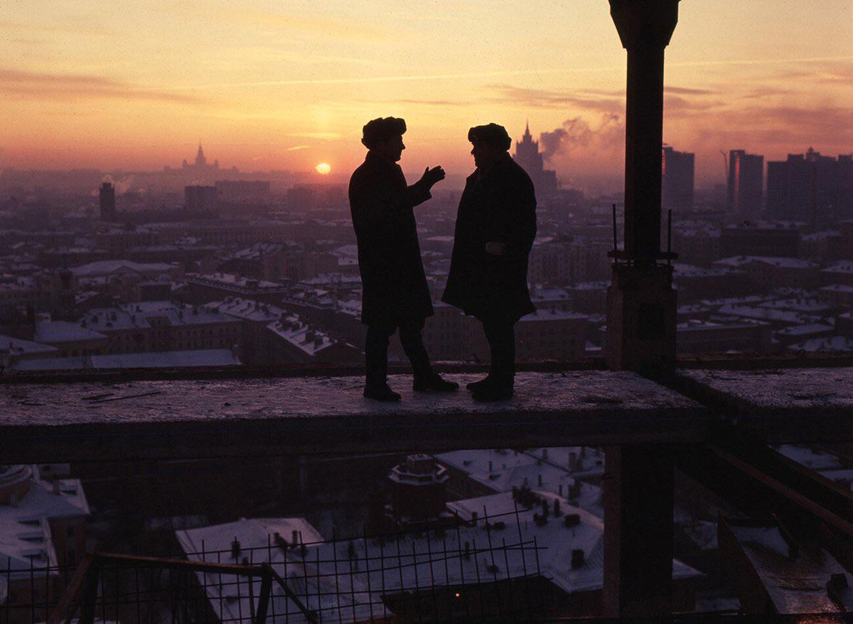 Construction of the Intourist Hotel, (1960s), Moscow, Russian SFSR. Photograph - Nikolai Rakhmanov.jpeg