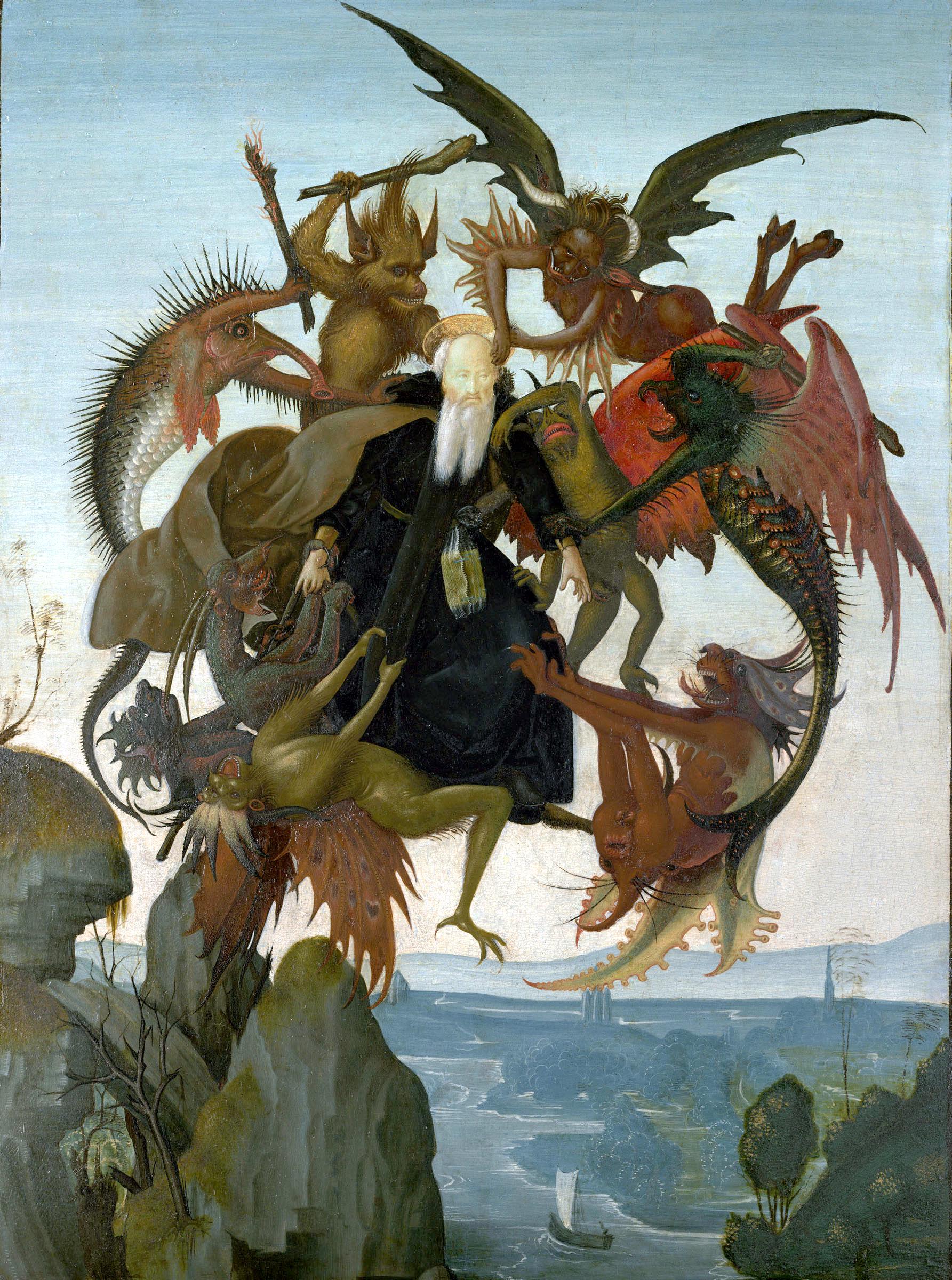 Michelangelo, The Torment of Saint Anthony, c. 1487-1488.jpeg