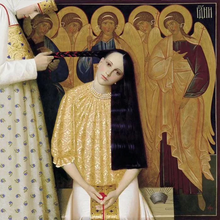 The Unplaiting of the Hair, Andrey Remnev, 1997.jpeg