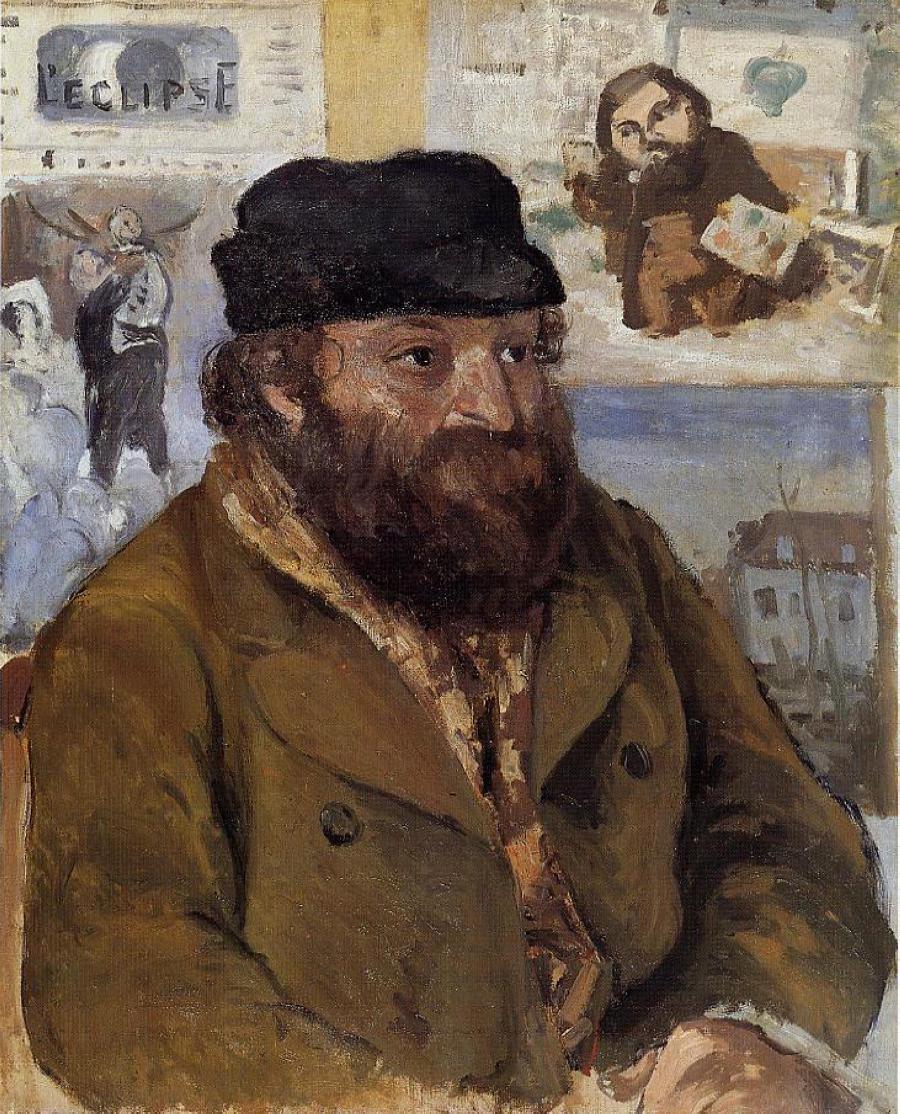 Camille Pissarro - Portrait of Cézanne (1874).jpeg