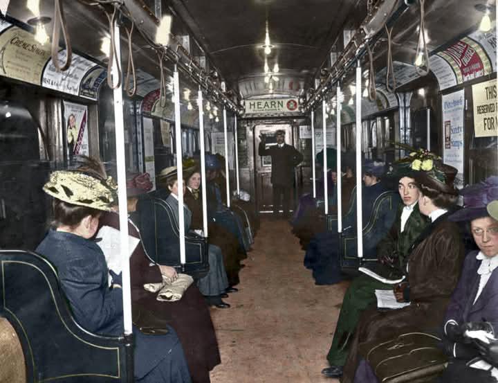 The interior of a New York City subway car in 1910.jpeg