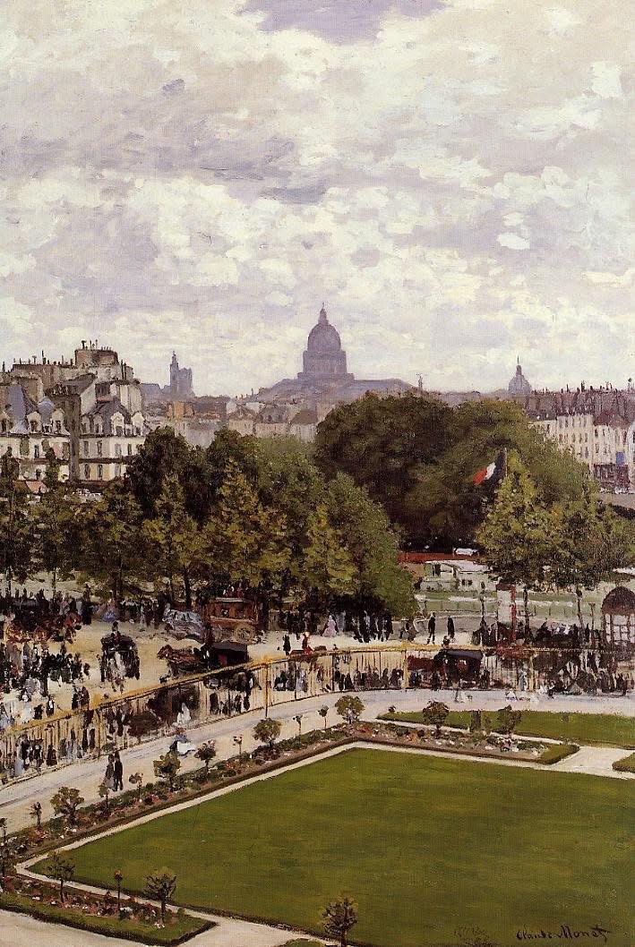 Garden of the Princess, Oil on Canvas, Claide Monet, 1867.jpeg