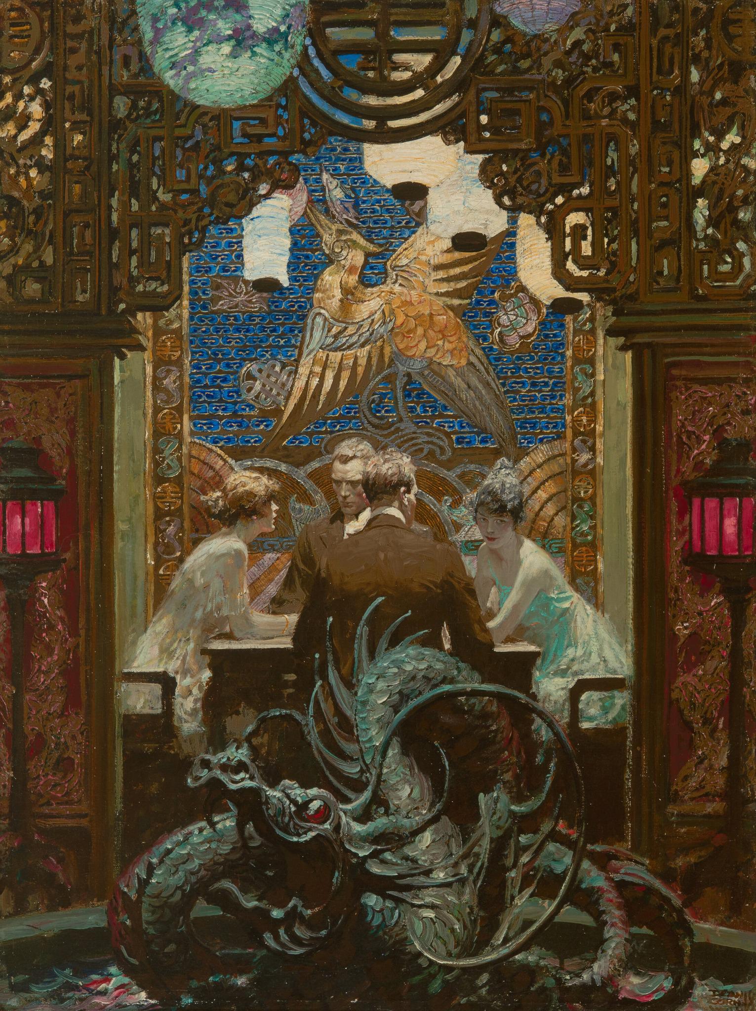 Dean Cornwell - The Den of Iniquity, The Valley of the Giants (1918).jpeg