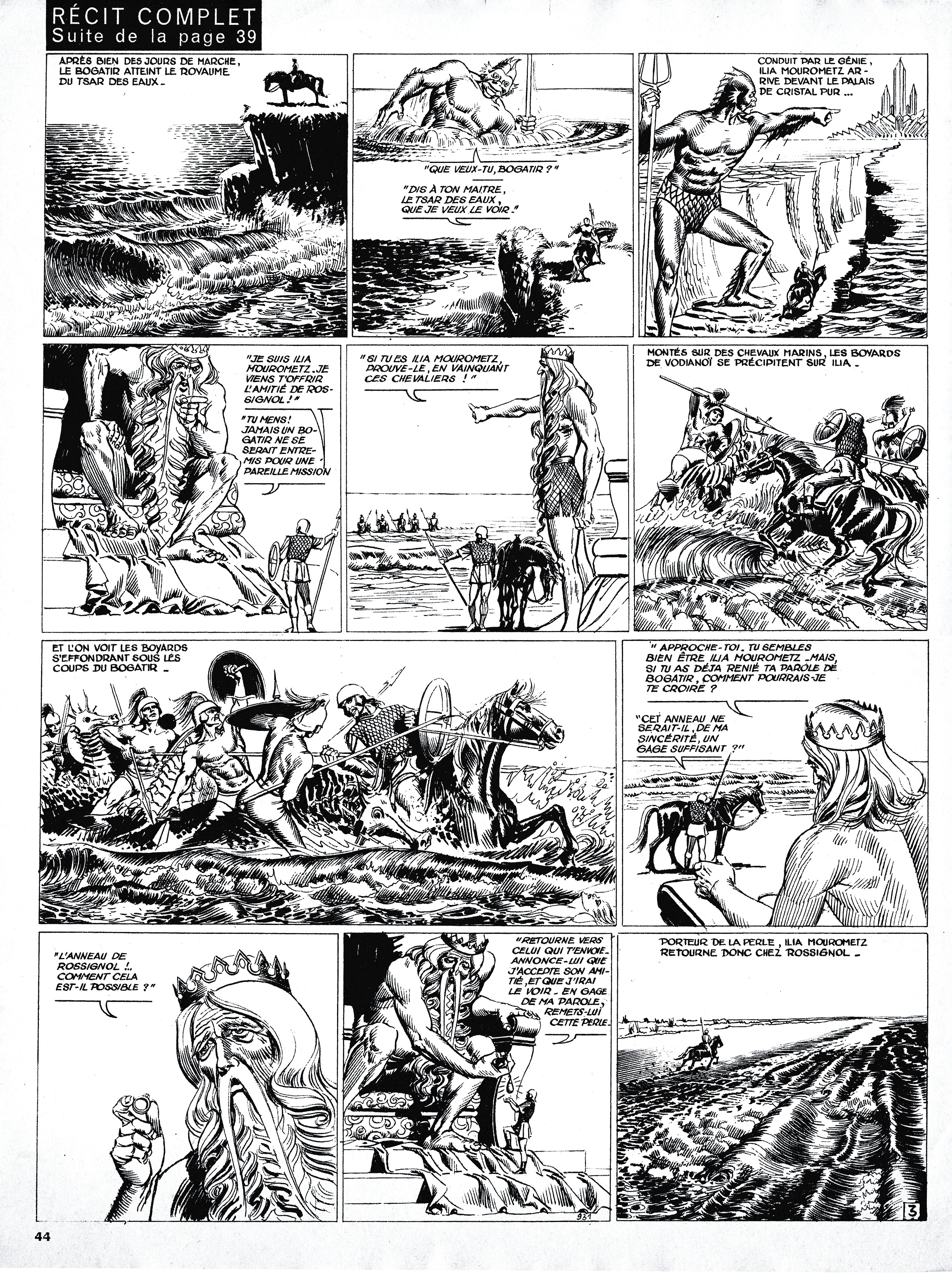 Le Guen P., De Roisin Michel. Illia Mourometz, Bogattier de Kiev. Vaillant - 931 1963-03-17. P.44.jpg