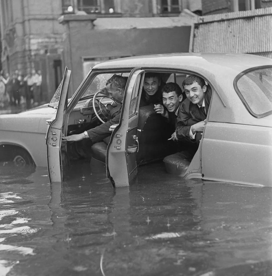 Flooded streets after heavy rain, (1966), Moscow, USSR.jpeg