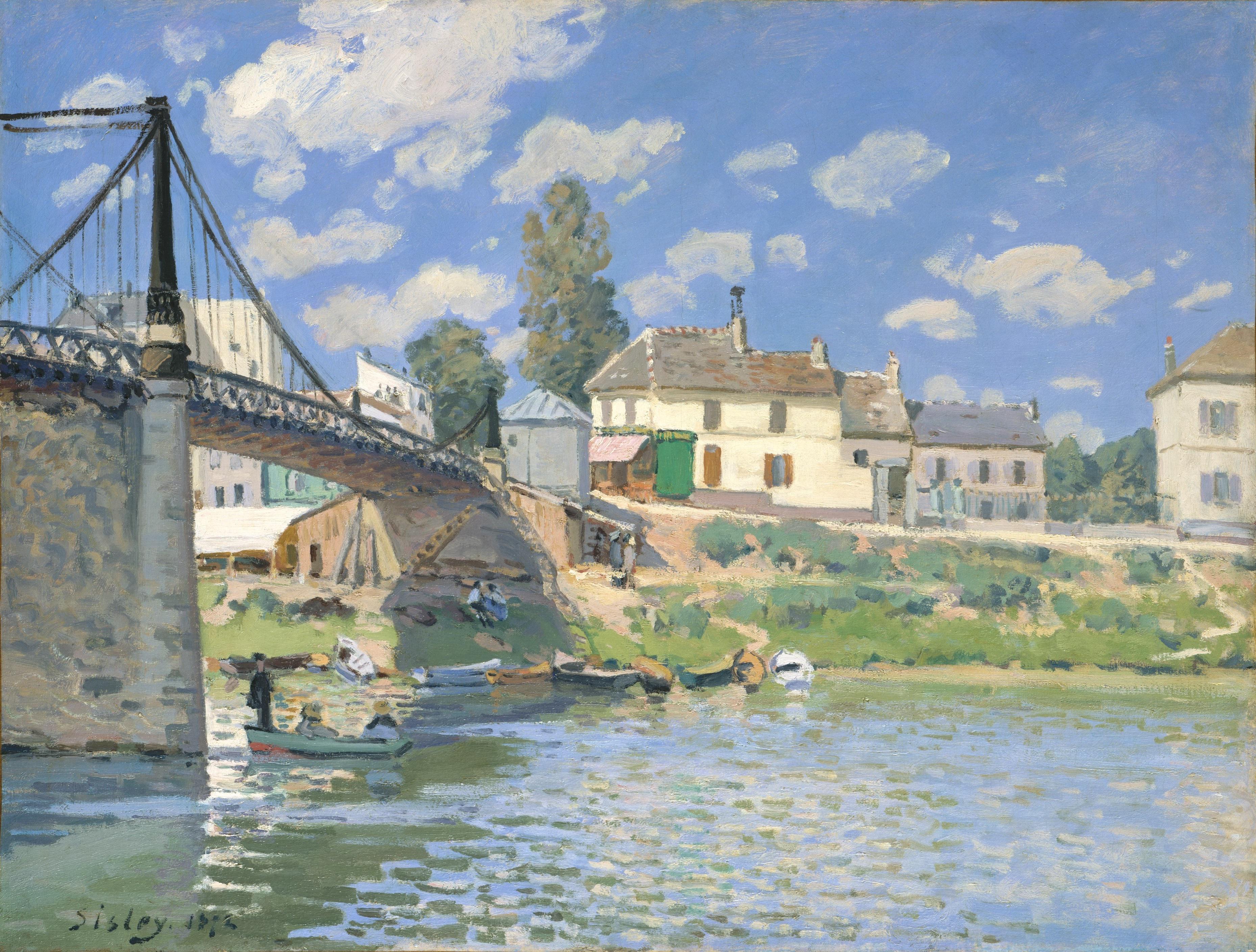 Alfred Sisley - The Bridge at Villeneuve-la-Garenne (1872).jpeg