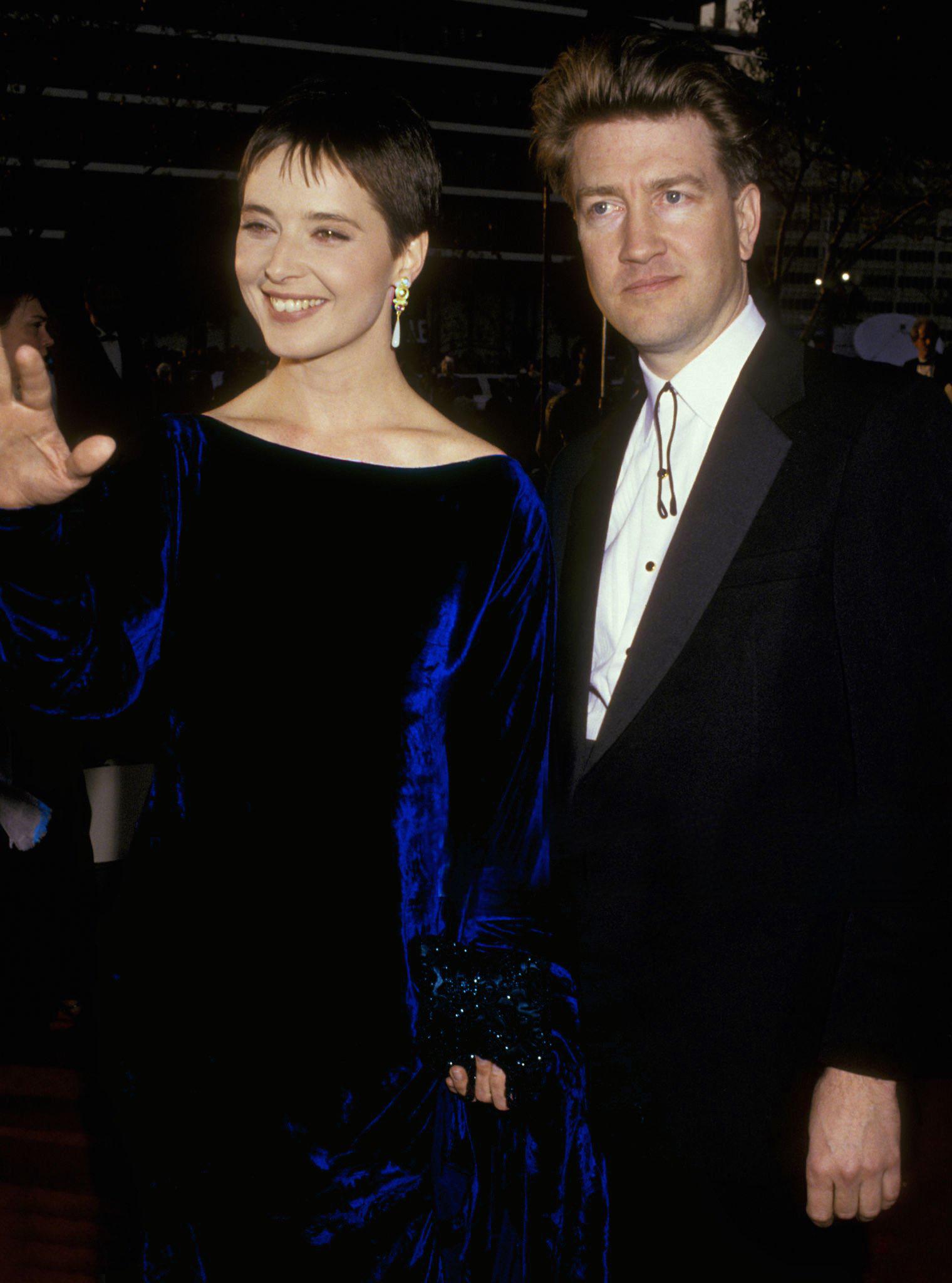 Isabella Rossellini and David Lynch at the Oscars, 1987.jpeg