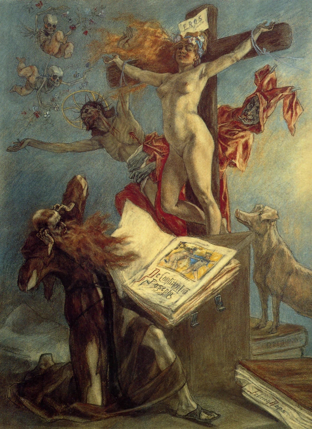 The Temptation of St Anthony - Felicien Rops, 1878.JPG