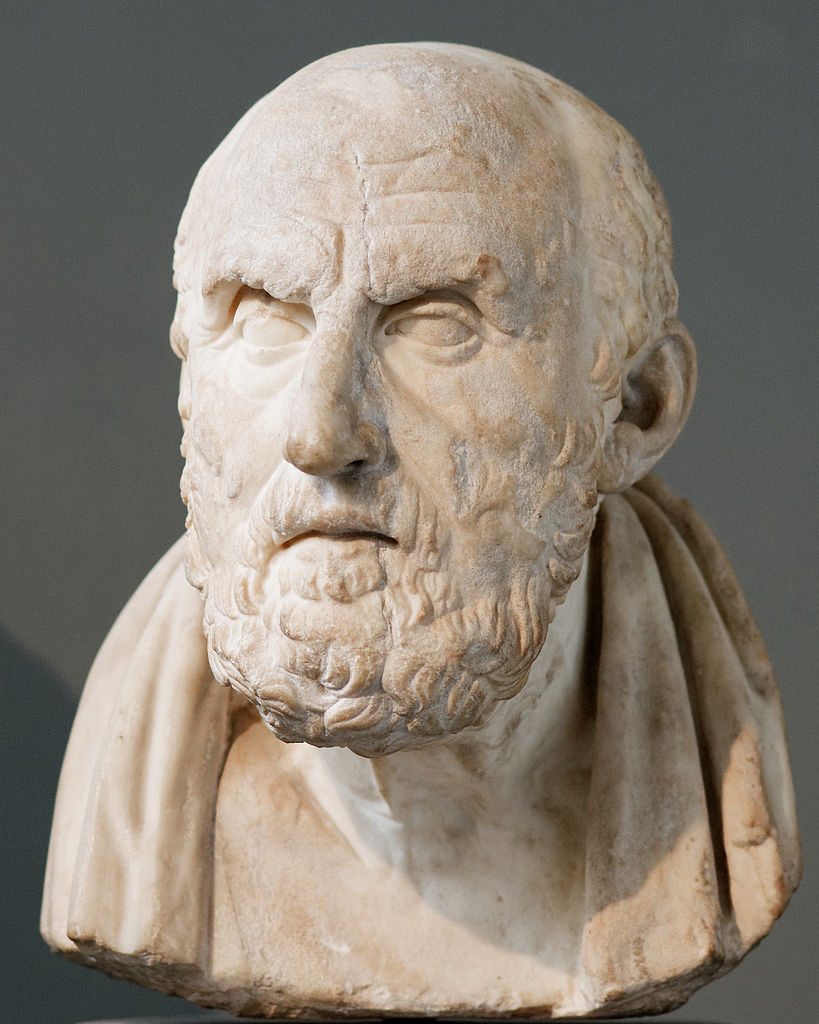 Chrysippos of Soli, second founder of Stoicism. Marble, Roman copy after a lost Hellenistic original of the late 3rd century BC.jpg
