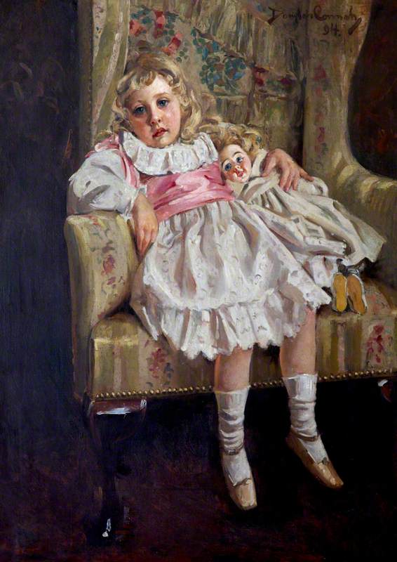 Douglas John Connah. Portrait of Agatha Christie, 1894.jpg