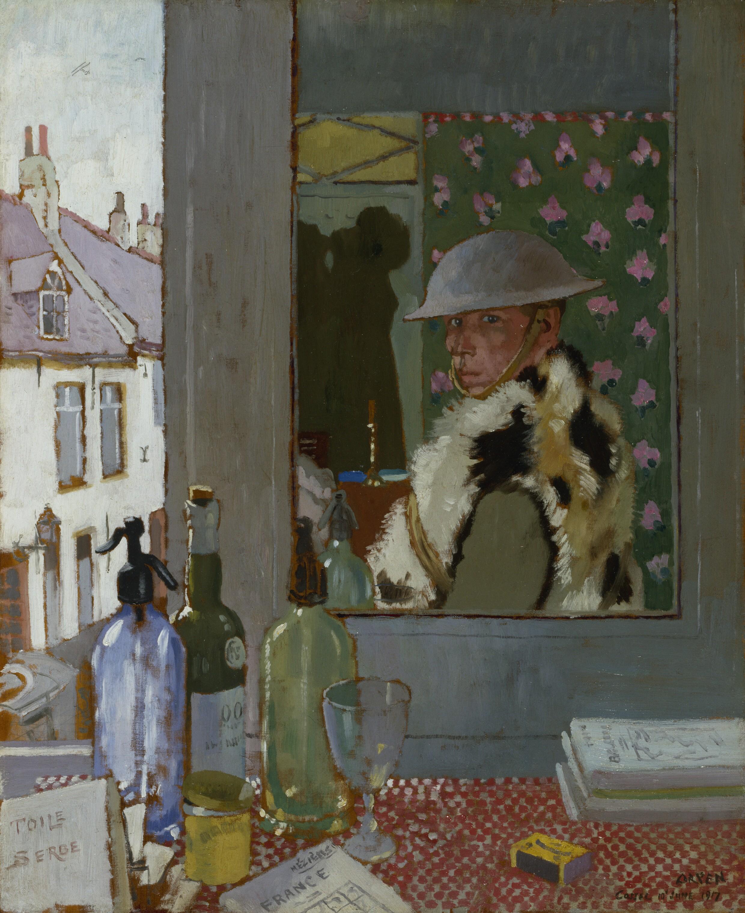 Sir William Orpen - Self-portrait, Ready to Start (1917).jpeg