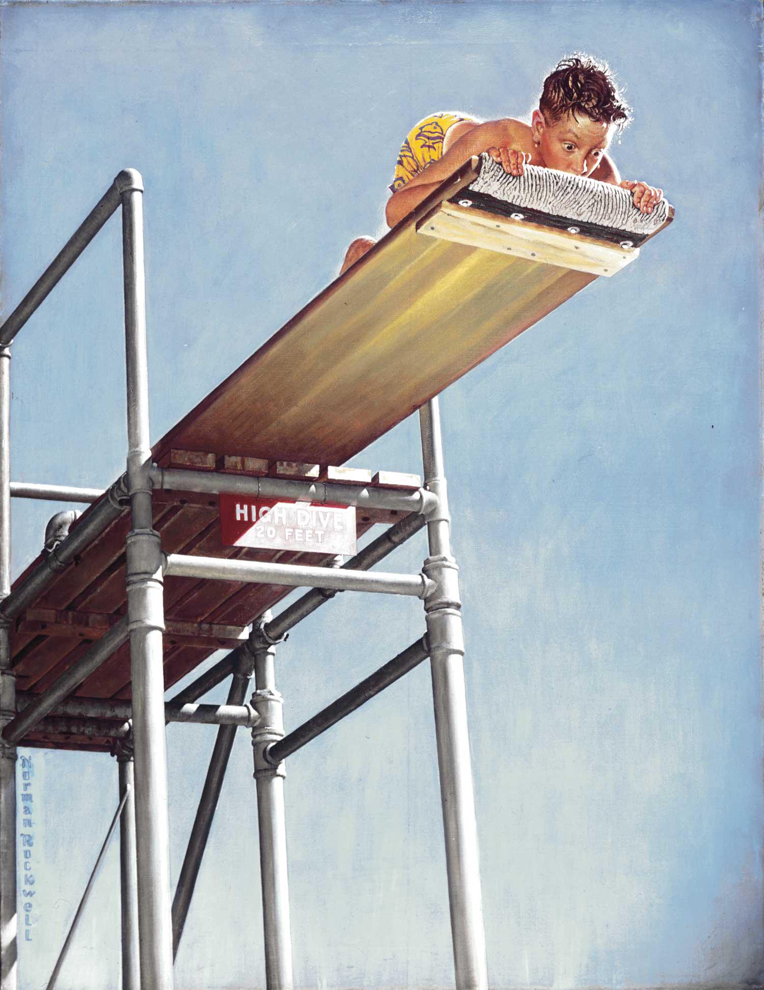 Norman Rockwell - High Dive (1947).jpeg