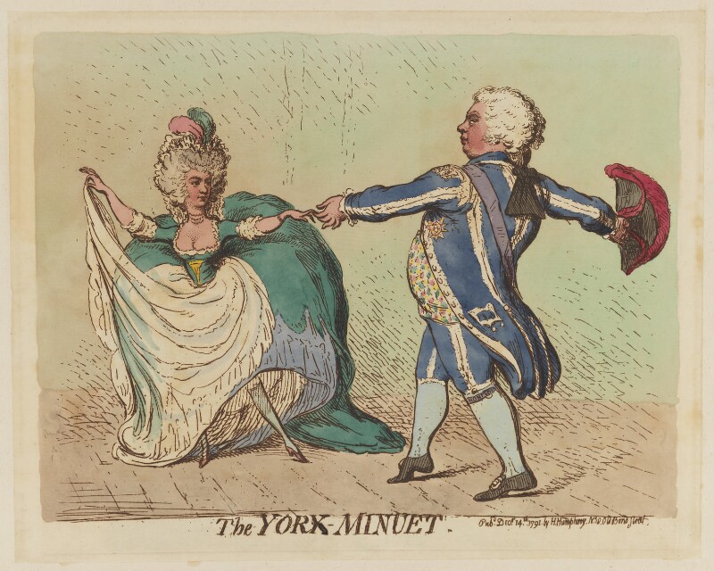 Джеймс Гилрэй. Йоркский минуэт (герцогиня и герцог Йоркские), 1791.jpg