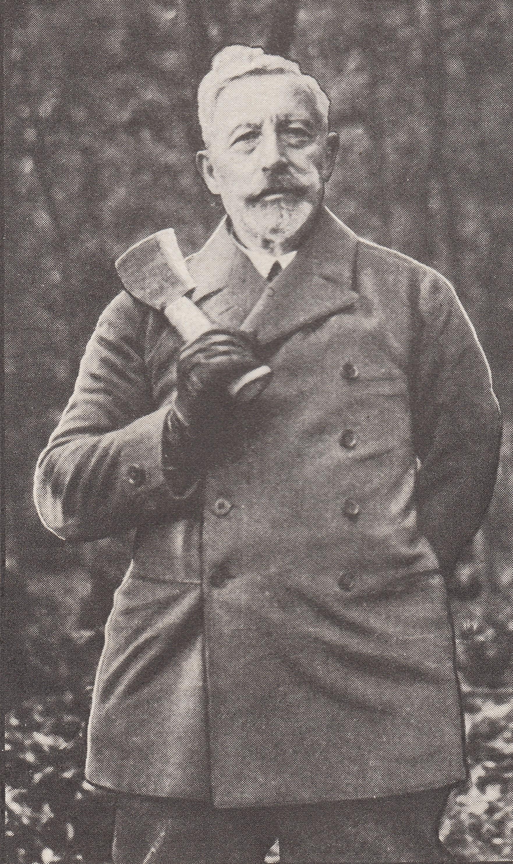 Kaiser Wilhelm II, exiled in Doorn, Netherlands, autumn 1930.jpeg