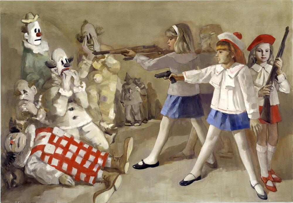 Independence Day by Mike Cockrill, oil on canvas, 1997.jpeg