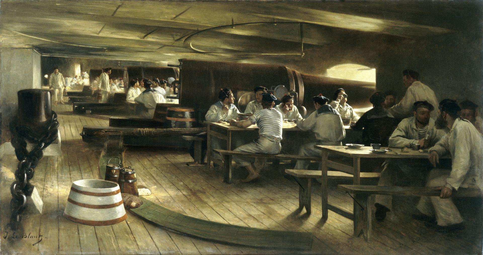 Julien Le Blant - Crew Dinner (1884).jpeg