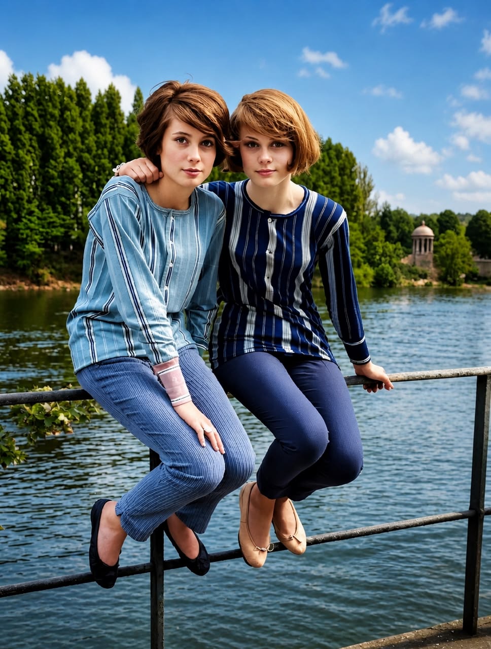 Françoise Dorleac et Catherine Deneuve en 1960.jpg